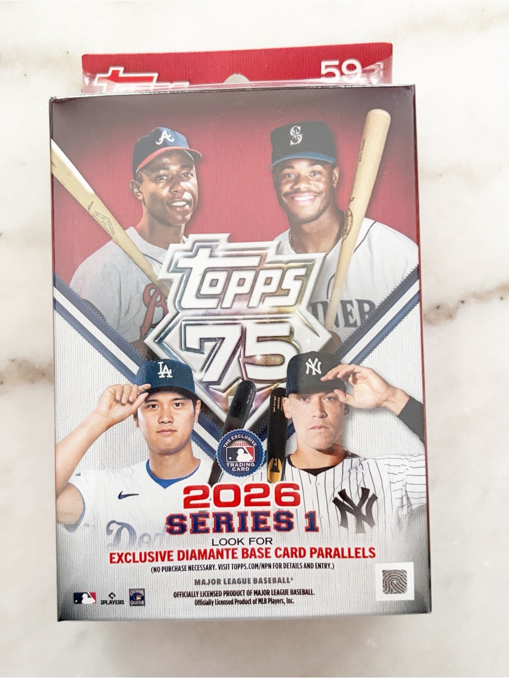 2026 Topps Series 1 Baseball Blaster Box Sealed 59 Cards MLB Trading Cards